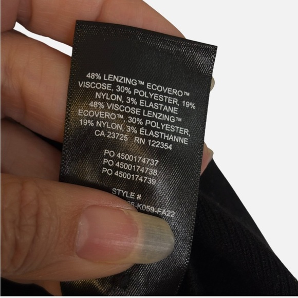 Sunday Best Aritzia Barrymore Polo Dress 2XS Black Long Sleeve Polo - Picture 7 of 7